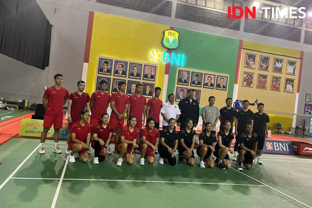 Menpora Dito Ariotedjo menghadiri sesi simulasi Piala Sudirman 2025 (IDN Times/Margith Damanik)