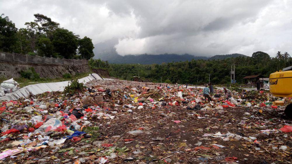 Kondisi TPS Butus di Desa Buana Giri, Kecamatan Bebandem. (Dok.Pribadi/Muhammad Ibnu Khaldun)