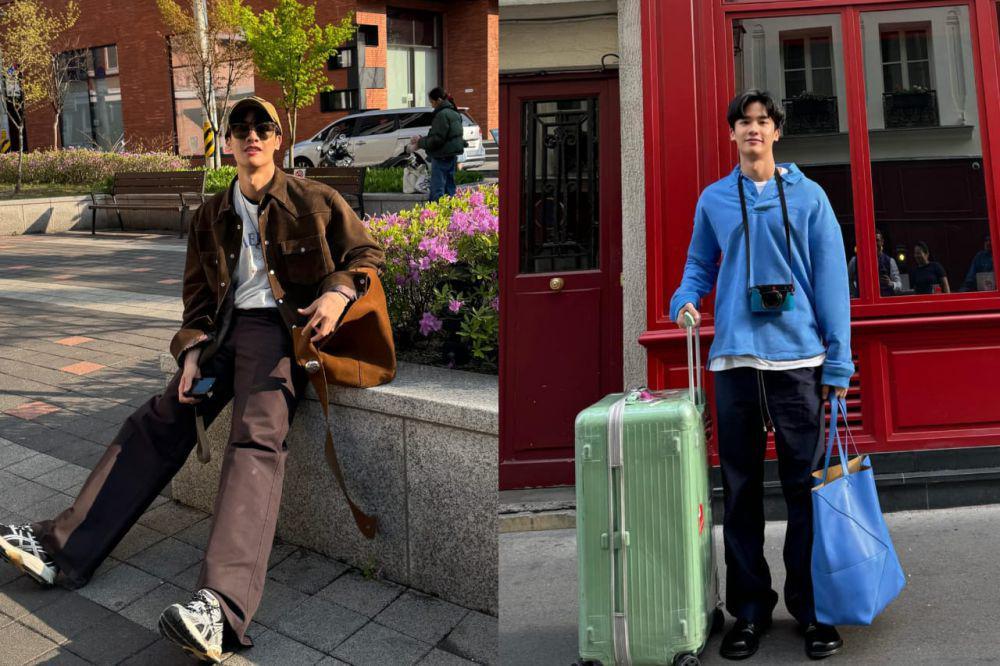7 Inspirasi Outfit Road Trip ala Aktor Tay Tawan, Laidback Luxe!