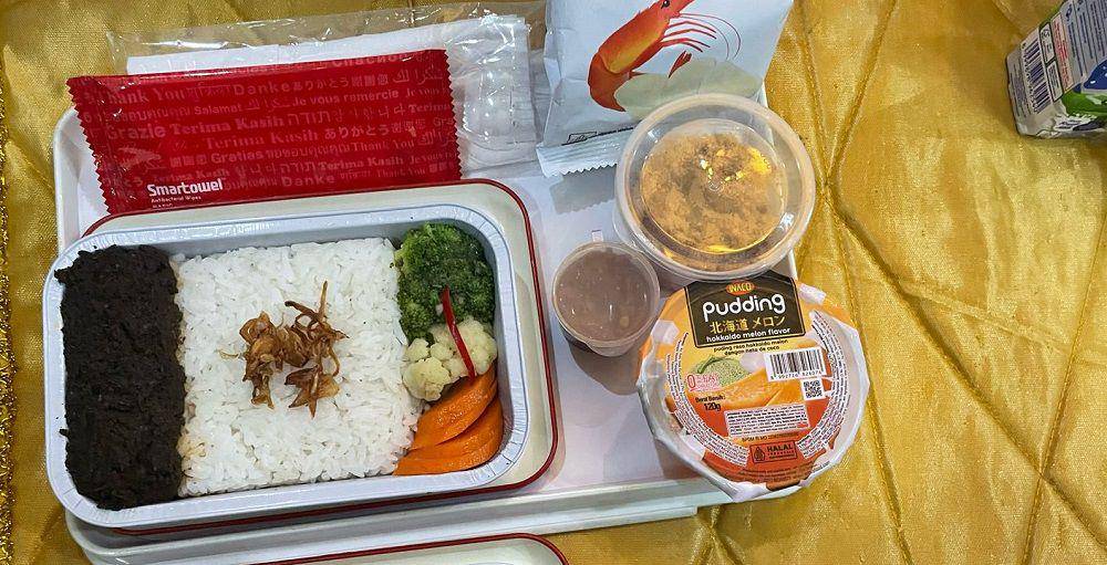 Menu rendang Lion AIr (Foto: IDN Times/Halbert Caniago)