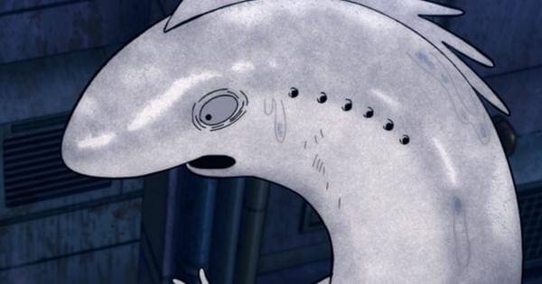 Si monster ikan lendir terselimuti tepung udon - My Hero Academia: Vigilantes