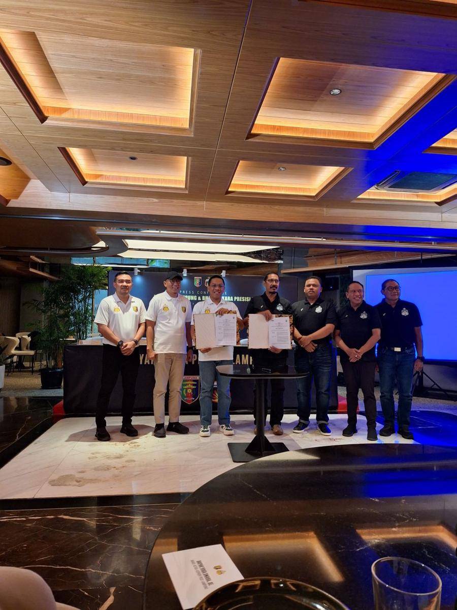 Bhayangkara FC resmi pindah ke Lampung. (Dok. Bhayangkara FC)