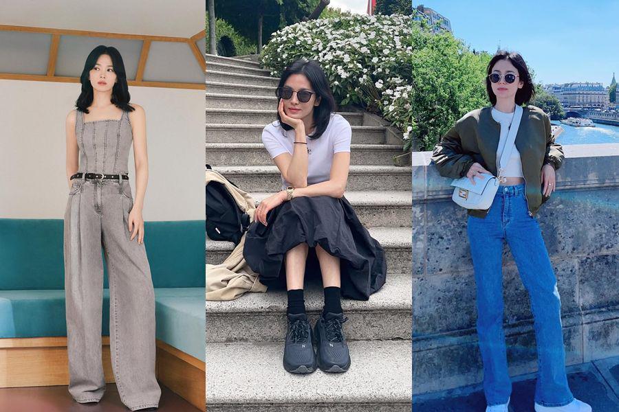 12 Ide Outfit Hangout Keren ala Song Hye Kyo, Hits dan Trendi!