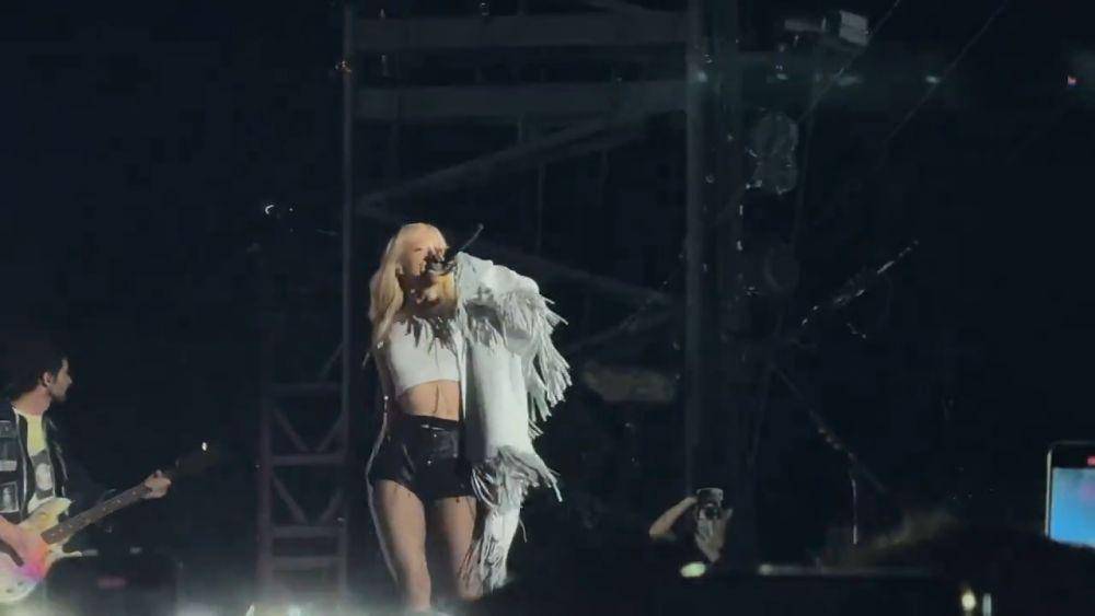 Rosé di konser Coldplay Korea Selasa, 22 April 2025 (X.com/coldplaytour_)