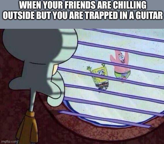 meme Squidward melihat ke luar jendela (imgflip.com/Memin-Sanchez)