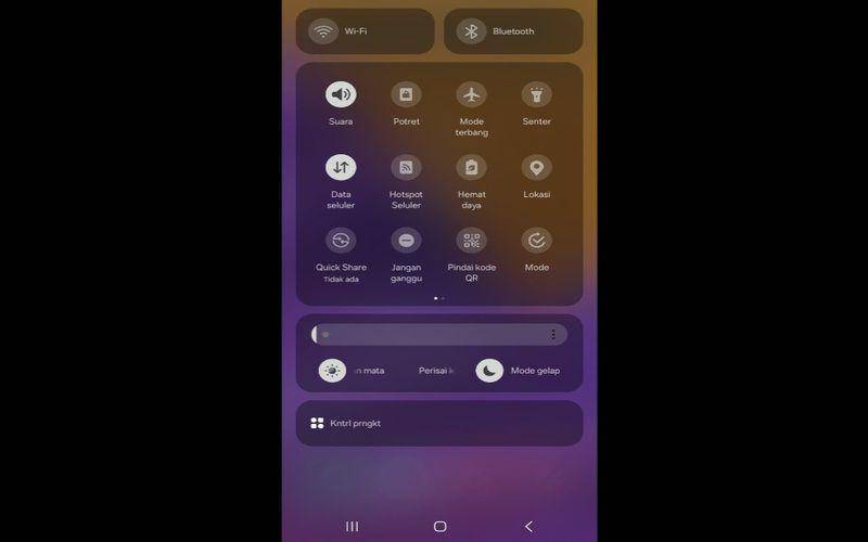 cara aktifkan dark mode di Android (dok. pribadi/Jubaedah Haryani)