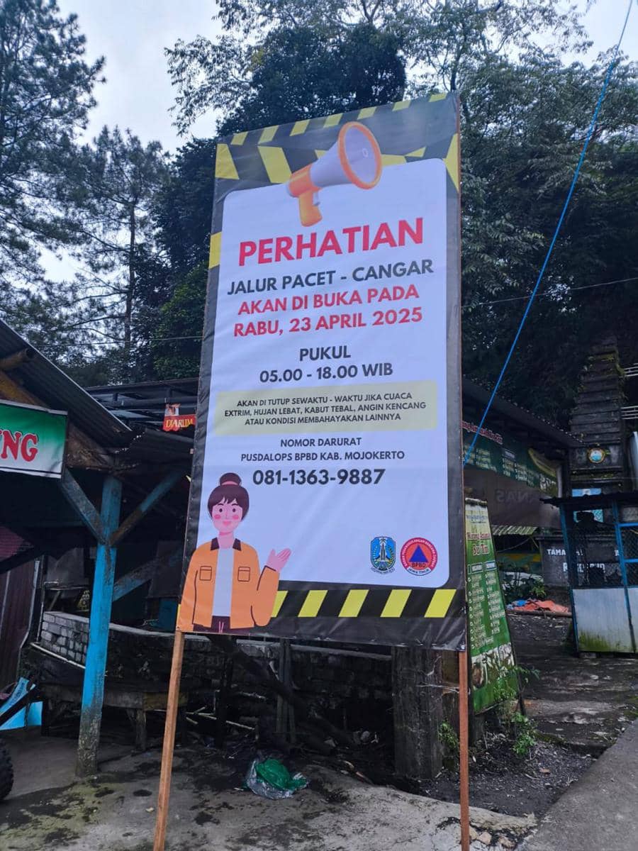 Jalur Cangar Penghubung Pacet-Batu. (IDN Times/Khoirul Huda)