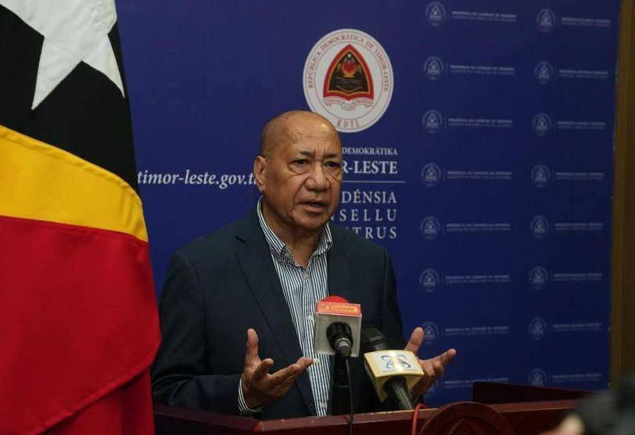 Juru Bicara Pemerintah, Agio Pereira, menyampaikan masa berkabung nasional. (facebook/Primeiro-Ministro RDTL: Kay Rala Xanana Gusmão)