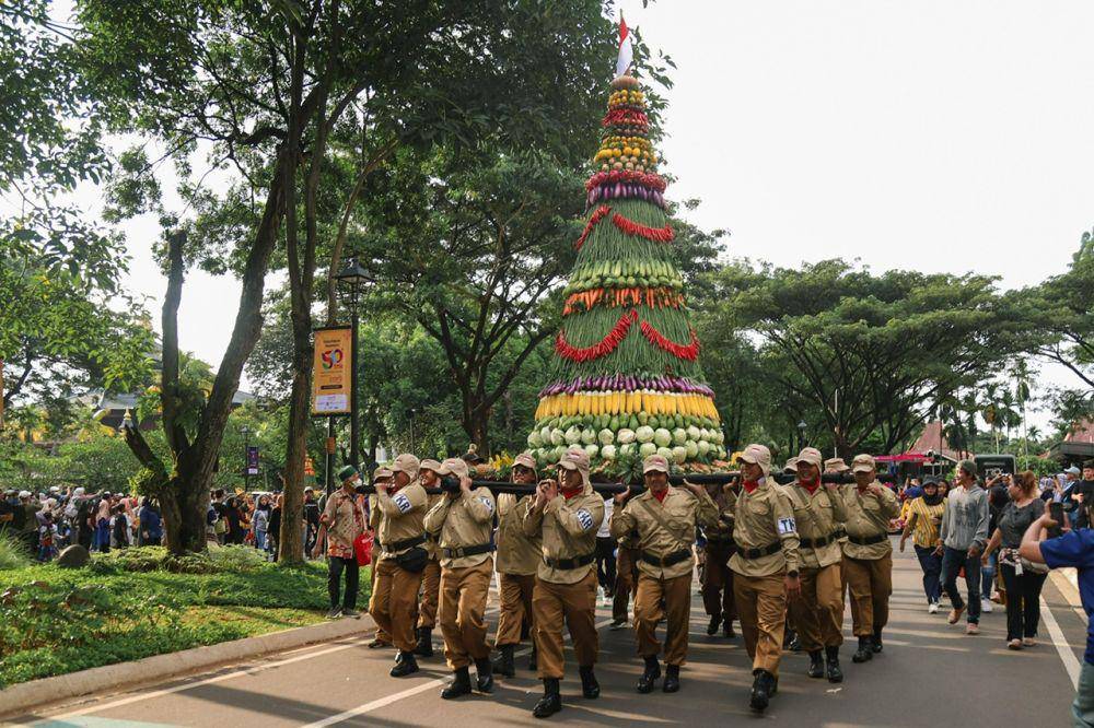 Perayaan hari ulang tahun (HUT) ke-50 TMII. (dok. InJourney)