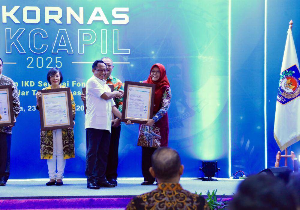 Rakornas Dukcapil 2025, pada Rabu (23/4/2025) (Puspen Kemendagri)