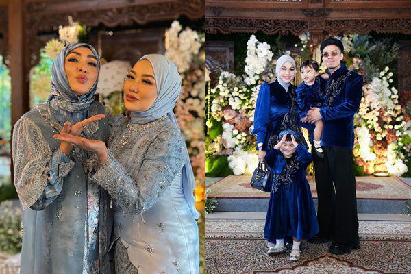 7 Potret Keluarga di Syukuran 7 Bulan Kehamilan Aaliyah