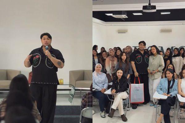 7 Potret Ivan Gunawan Jadi Dosen Tamu, Isi Materi tentang Fesyen