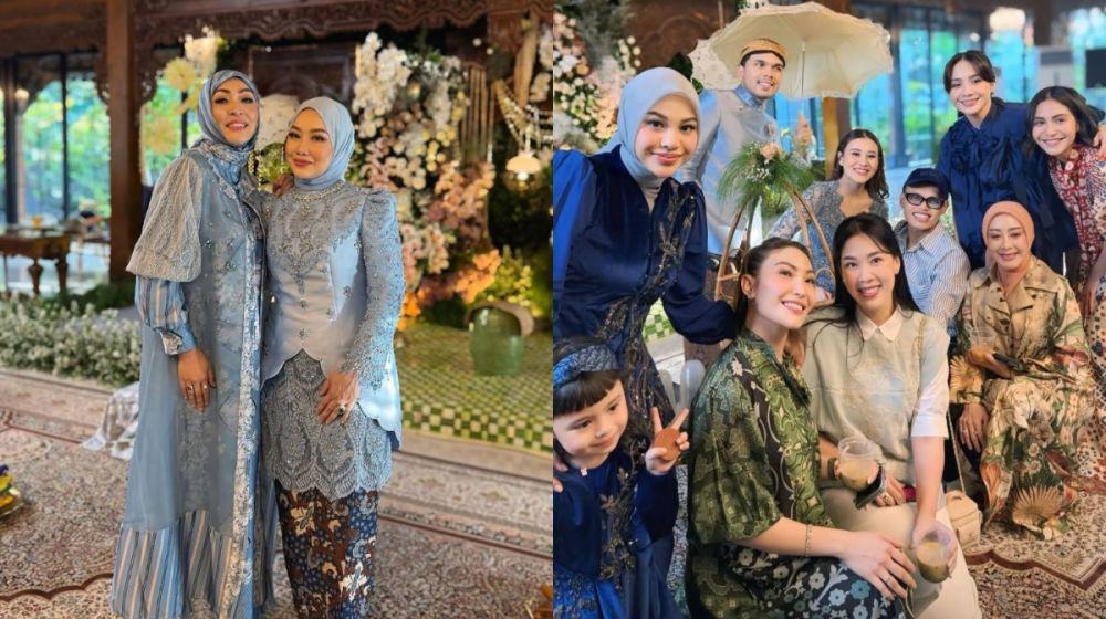 8 Gaya Tamu di Mitoni Aaliyah Massaid, Bertabur Seleb!