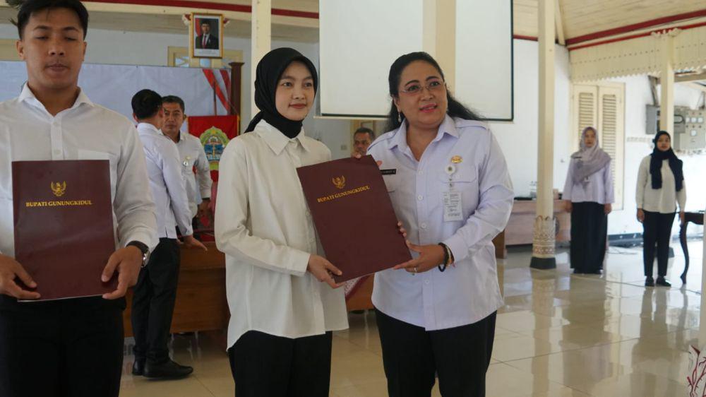 78 CPNS Gunungkidul Formasi 2024 Terima SK Pengangkatan