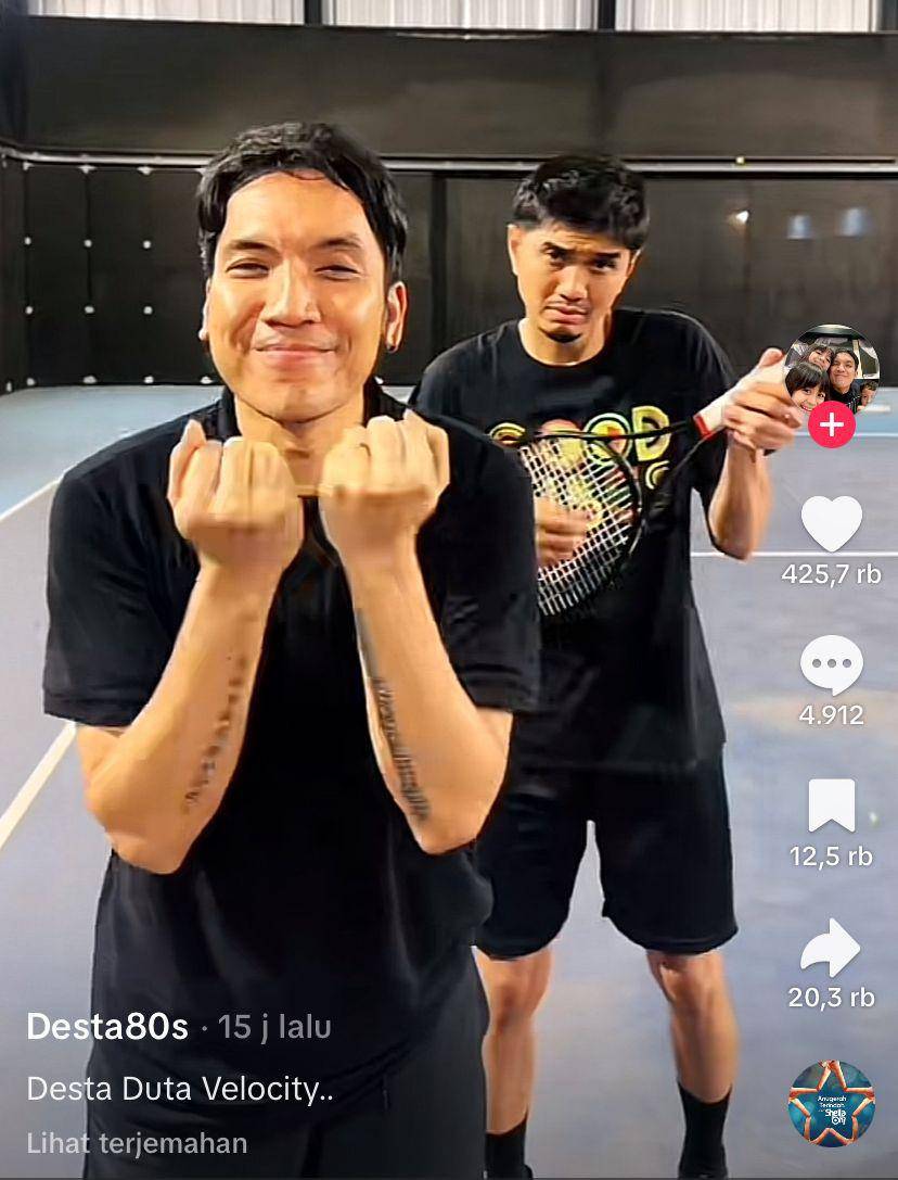 potret artis ramaikan tren Velocity versi Duta SO7 (tiktok.com/destabukandesta)
