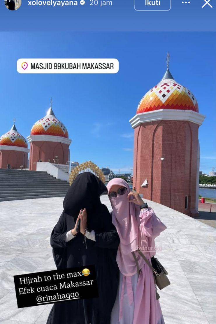 potret Ayana Moon ke Makassar (Instagram.com/xolovelyayayana)