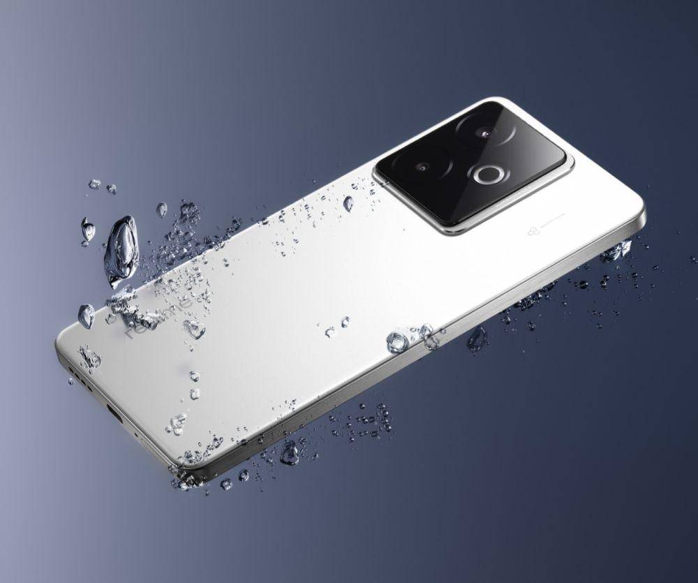 ilustrasi realme GT7 yang kedap air (realme.com)