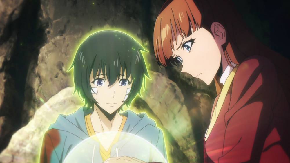 Joo Hee menyembuhkan Jin Woo. (dok. A-1 Pictures/Solo Leveling)