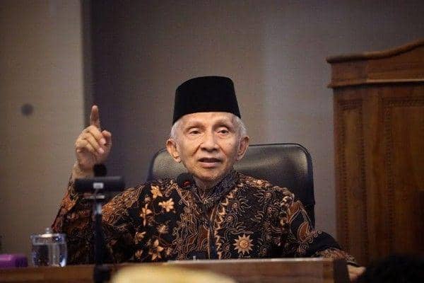 Profil Amien Rais, Eks Ketua MPR yang Singgung Kedekatan Prabowo-Teddy ...