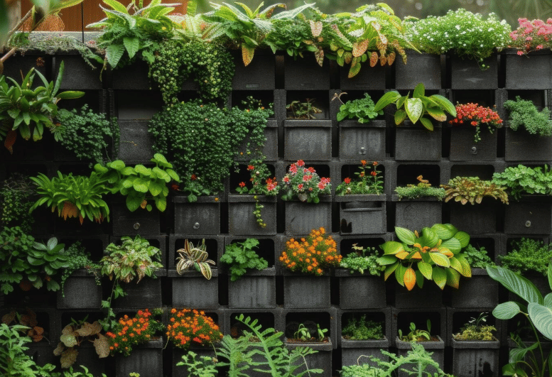 ilustrasi vertical garden (vecteezy.com/Oleg Gapeenko)