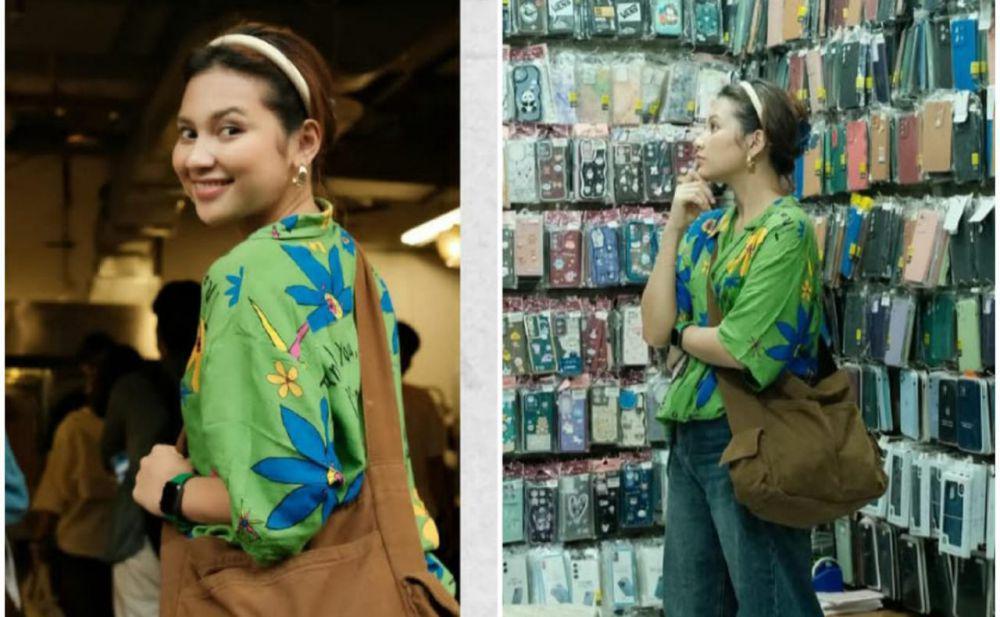 10 Potret Indah Permatasari Belanja di Blok M Sambil Kulineran
