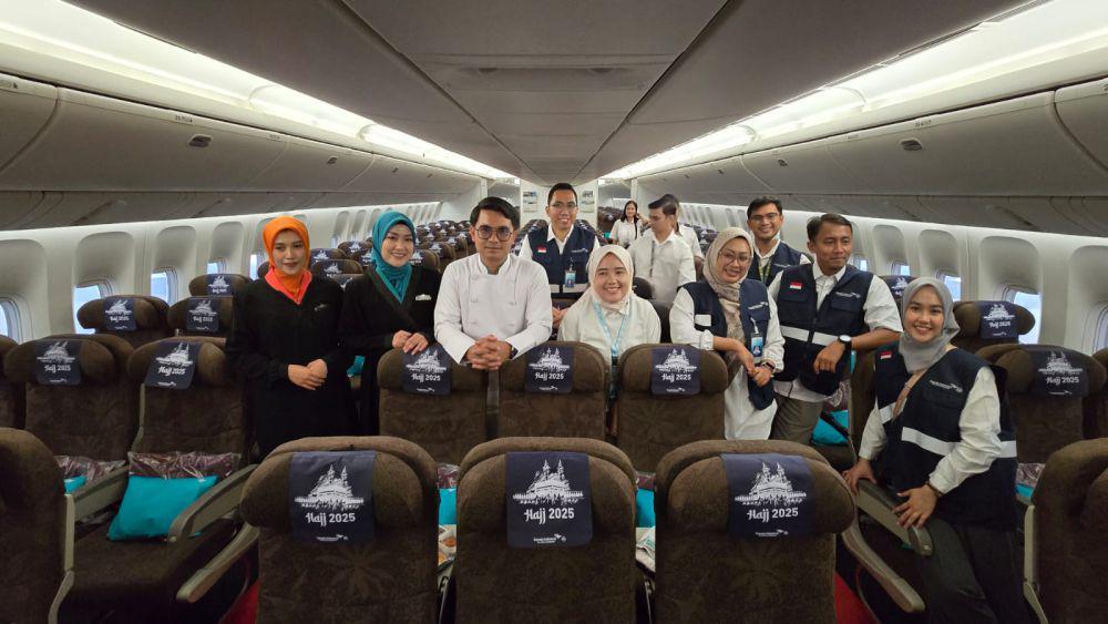 Garuda Indonesia Siagakan 953 Personel Saat Penerbangan Haji 2025