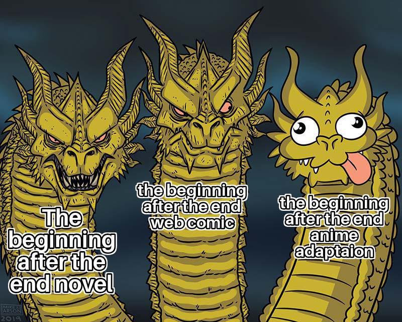 7 Meme Kocak The Beginning After the End, Anime Slide Show?