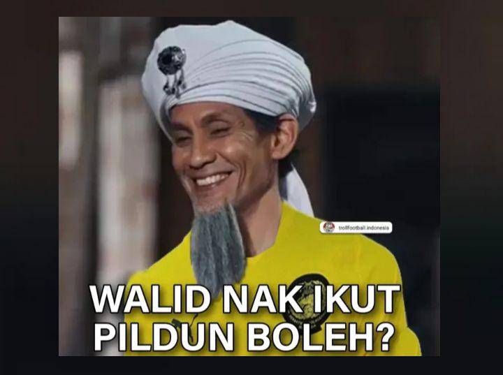 meme Walid (instagram.com/trollfootball.indonesia)
