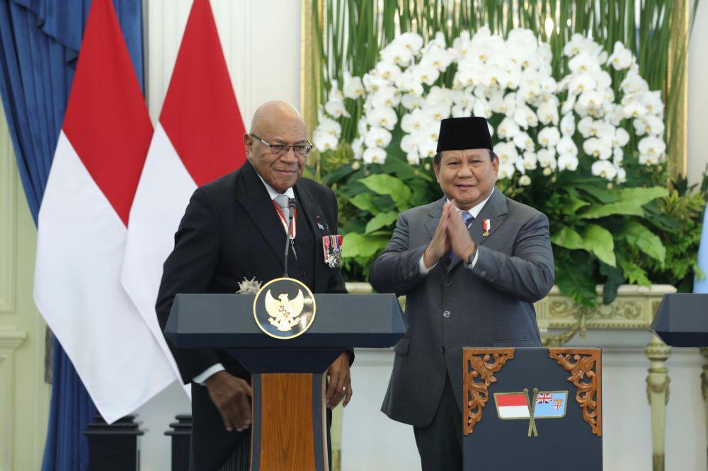 PM Fiji ke Prabowo: Kami Belajar dari Anda terkait Pembangunan