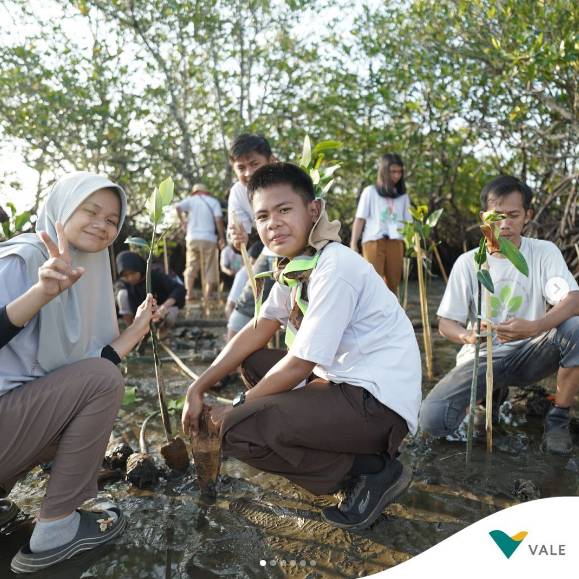 Memupuk kesadaran lingkungan sejak usia muda (Instagram.com/ptvaleindonesia)