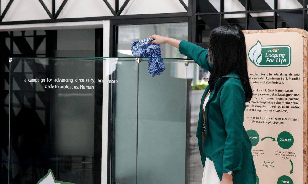 Sambut Hari Bumi, Bank Mandiri Luncurkan Program Drop Box Daur Ulang