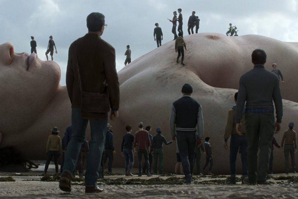 adegan dalam episode "The Drowned Giant" serial Love, Death and Robots. (dok. Netflix/Love, Death and Robots)