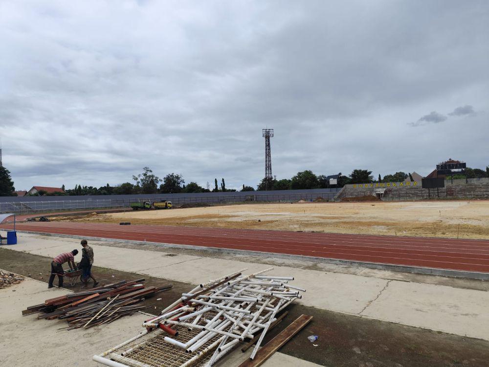 Stadion Sumpah Pemuda Bersolek demi Kandang Bhayangkara FC