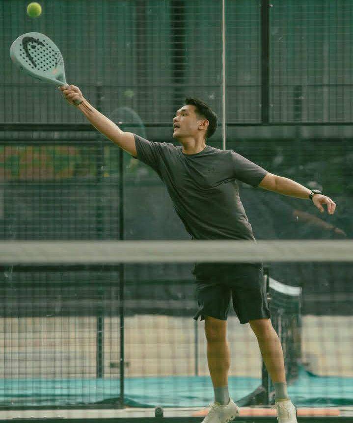 potret Afgan bermain padel (instagram.com/afgan__)