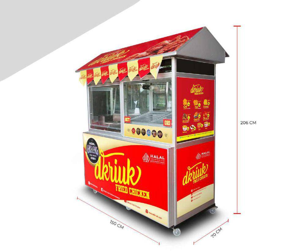 Booth franchise D’Kriuk (dkriuk.com)