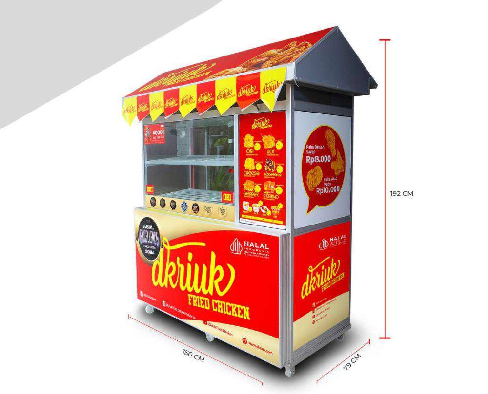 Booth franchise D’Kriuk (dkriuk.com)