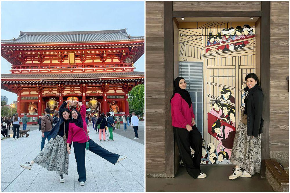 10 Potret Rieta Amilia dan Desire Tarigan Liburan ke Jepang, Kompak!
