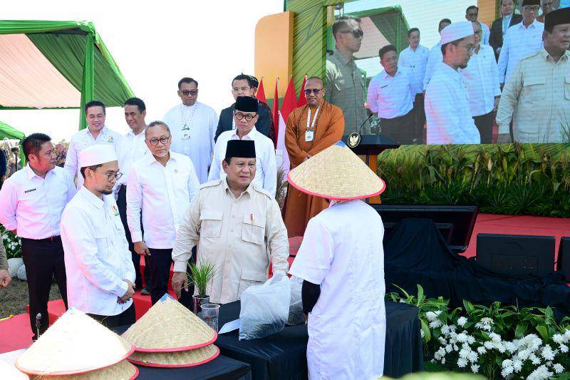 Foto : Presiden RI, Prabowo Subianto dalam peluncuran Gerakan Indonesia Menanam (foto di save dari sinpo.id)
