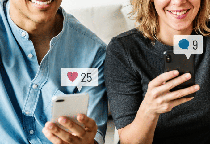 ilustrasi notifikasi media sosial (freepik.com/rawpixel.com)