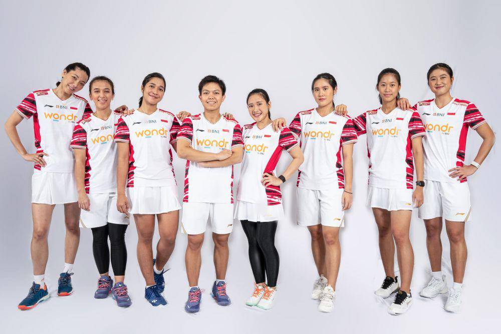 Atlet putri dalam skuad Indonesia untuk Piala Sudirman 2025 (dok.PP PBSI)