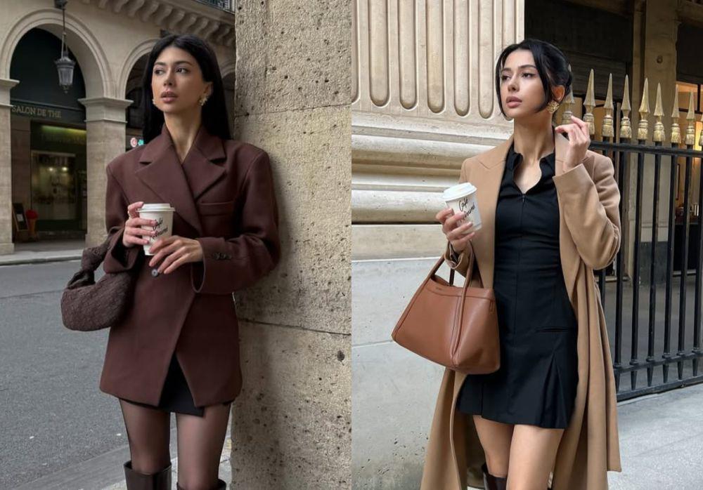 10 Inspirasi OOTD Pakai Boots ala Parvina, Modern Classy!