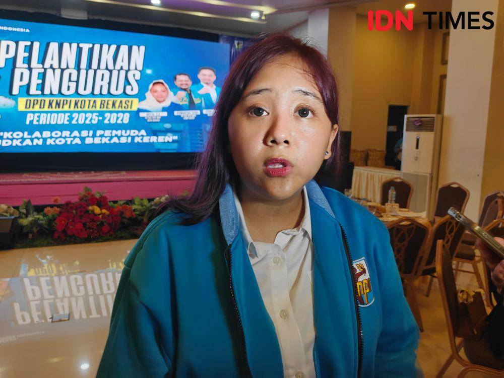 Ketua KNPI Kota Bekasi, Adelia. (IDN Times/Imam Faishal)
