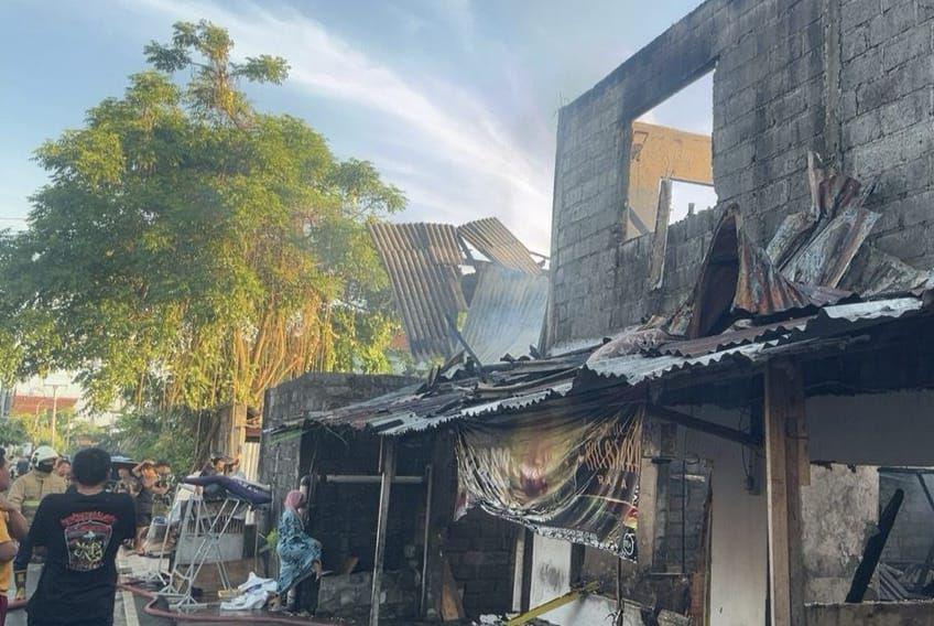 Kebakaran di Legian, 3 Orang Terluka