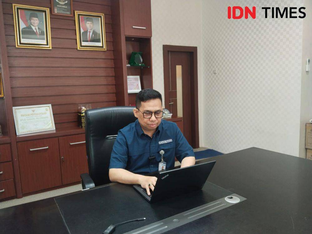 Kepala BPJS Kesehatan Cabang Palembang, Edy Surlis (IDN Times/Feny Maulia Agustin)