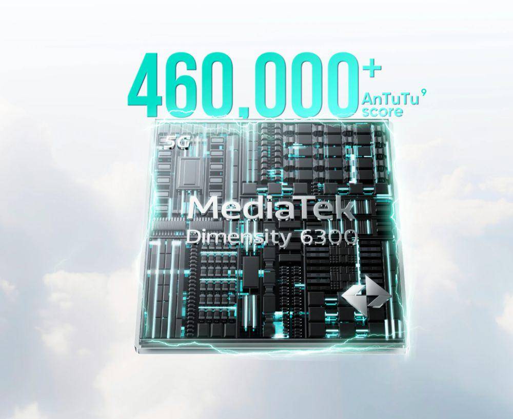 ilustrasi prosesor MediaTek Dimensit 6300 (realme.com)