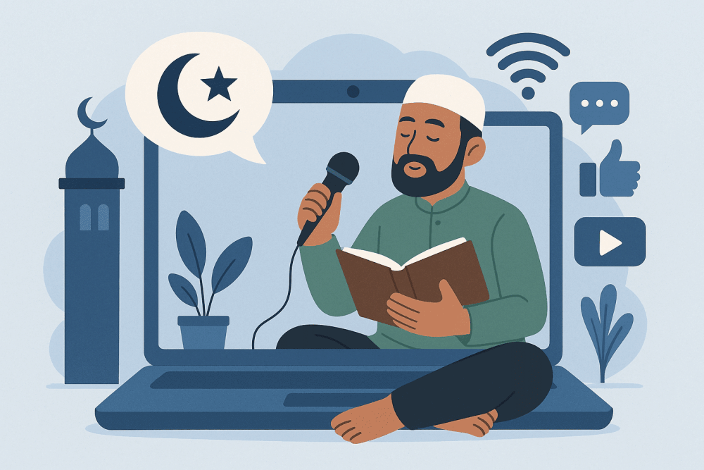 Dakwah bisa melalui berbagai sosial media, seperti youtube, instagram, tik tok, dan lainnya