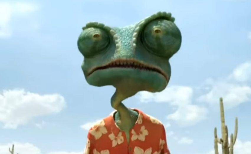 Johnny Depp sebagai tokoh Rango (dok. Paramount/Rango)