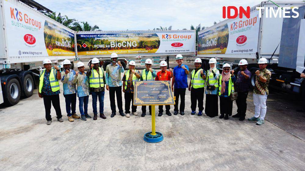 Pabrik BioCNG beroperasi di Labusel yang diklaim terbesar di Asia Tenggara (IDN Times/Doni Hermawan)