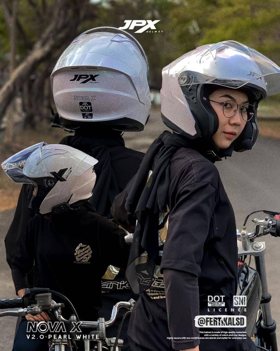 potret helm JPX NOVA X V2 (instagram.com/jpxhelmet)