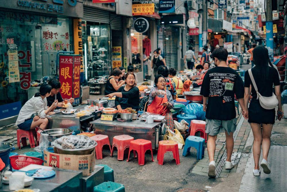 Potret suasana di Busan